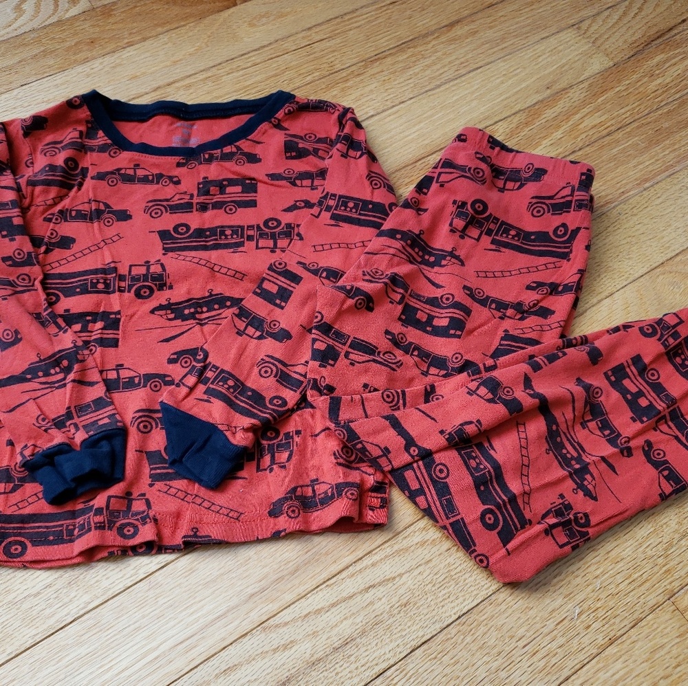 Carters Firetruck Pajama Set